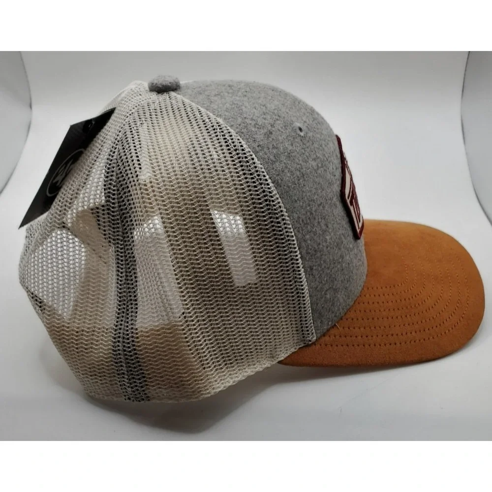 Texas A&M '47‎ Brand Aggies Men's Cap Hat OS Gray Snapback Trucker NCAA NWT